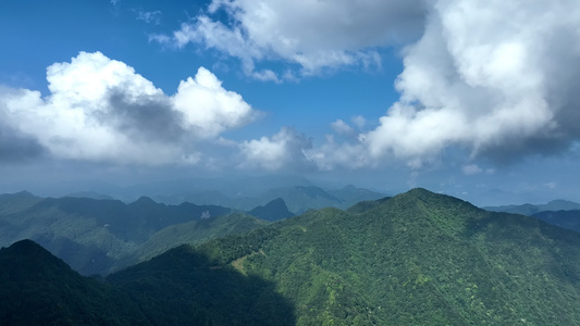 重庆贵阳森林云海航拍视频