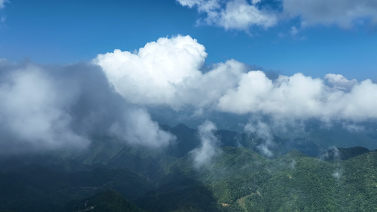 重庆贵阳森林云海航拍视频