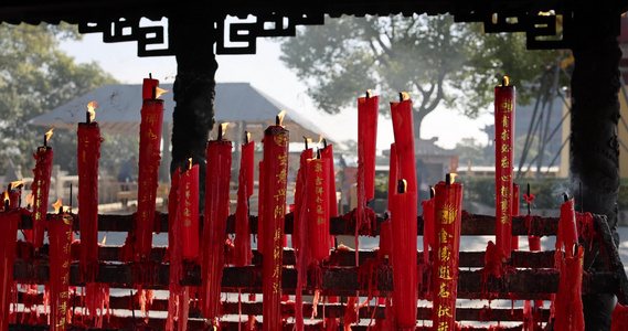 苏州重元寺香炉香火祈福视频