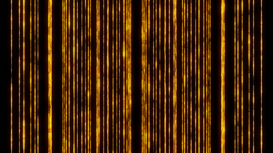 透明通道金色粒子线条背景素材视频