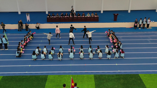 中学生运动会开幕式中学生运动会学生运动会开幕表演中学生运动会开场仪式中学生运动会航拍视频