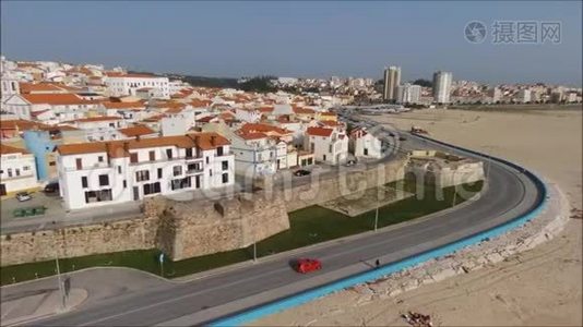 葡萄牙的Buarcos堡垒视频