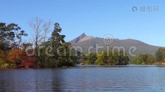 从奥努马湖观赏风景视频