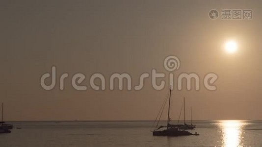 普吉岛日落景观视频