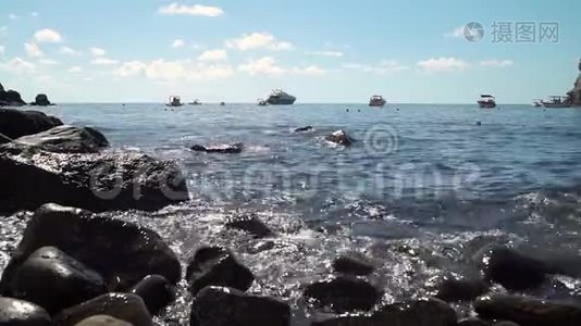 石岛落基海滩索格特湾视频