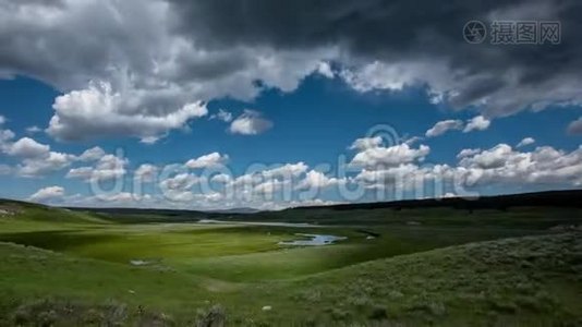 俯视海登山谷视频