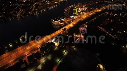 荷兰阿姆斯特丹2018年6月夜间15毫米宽角4K激发2探针视频