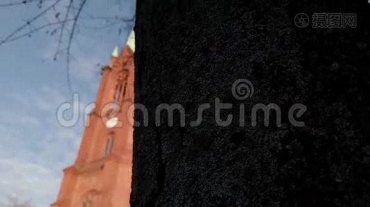 德国柏林Prenzlauer Berg的Gethsemane教堂视频