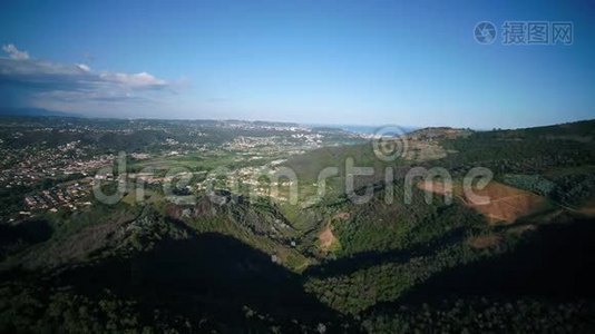 法国戛纳乡村2018年8月晴天15毫米广角4K灵感2探针视频