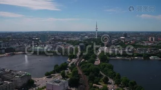 德国汉堡2018年6月晴天30毫米4K激励2探针视频