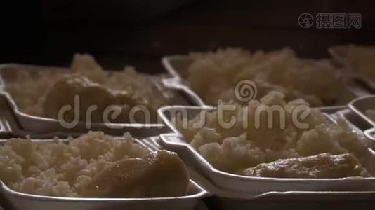 用米饭做的饭视频