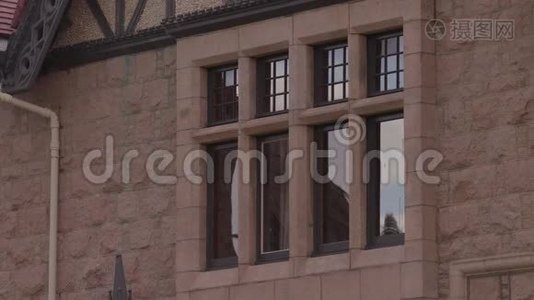 石墙|窗户|苏格兰玛洛奇庄园视频