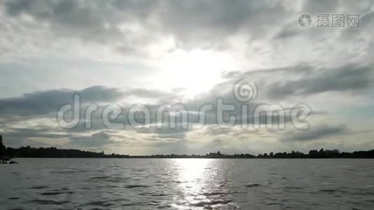德国班特湖美丽的时光流逝视频