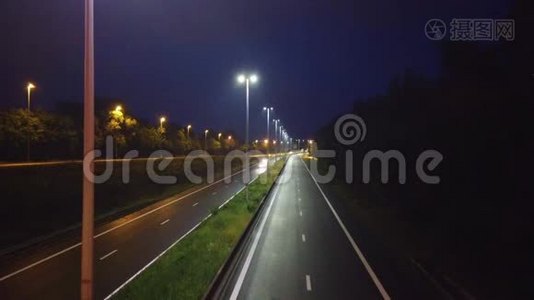 夜间高速公路视频