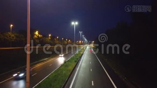 夜间高速公路视频