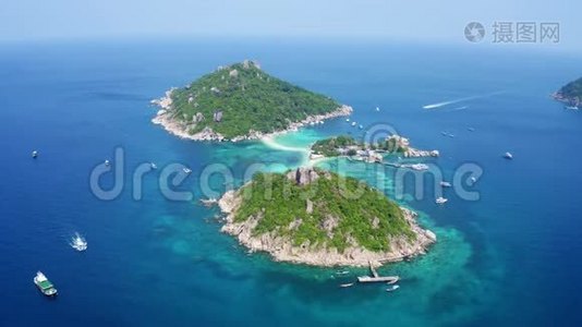 泰国美丽的高岛海景视频
