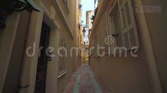 夏季埃兹市城堡，靠近摩纳哥和蒙特卡洛视频