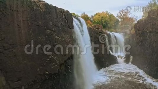 帕塞克河大瀑布视频