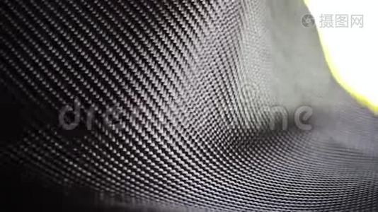 碳纤维黑色原料复合材料视频