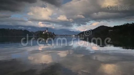 斯洛文尼亚的布莱德湖视频