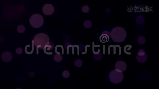 用紫色气泡放松4k抽象视频背景视频