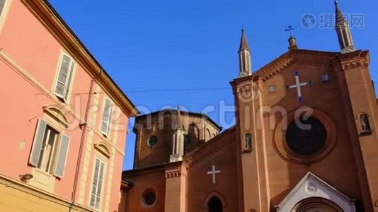 博洛尼亚圣马蒂诺教堂-意大利埃米莉亚·罗马尼亚视频