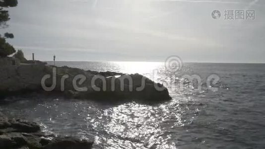 卡普海岸™在阳光明媚的冬日视频