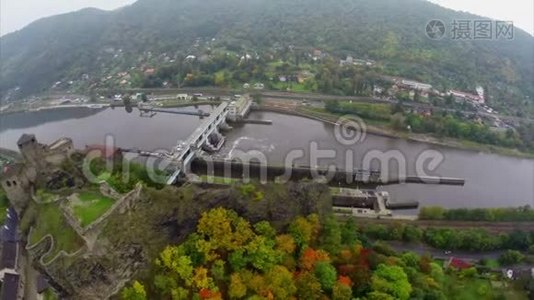 河坝空中，古堡，小村山，交通视频