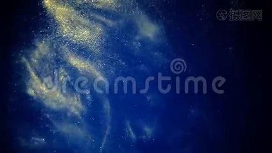 宇宙星系流体动力学背景：由墨水制成视频