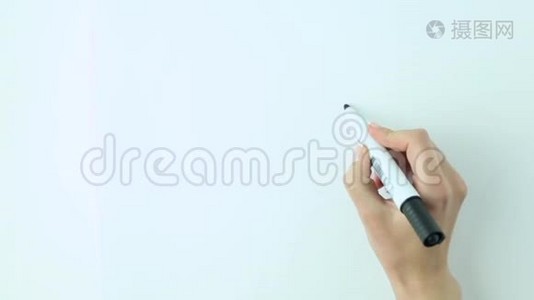 女人`手写字视频