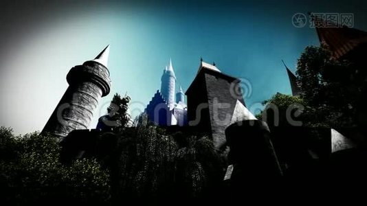 斯波利山上的城堡视频