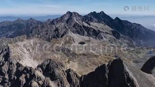 高塔特拉斯山脉的无缝全景视频