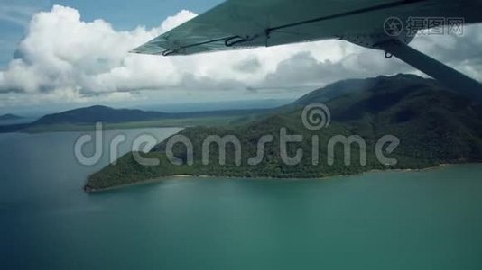 从空中观光岛屿视频