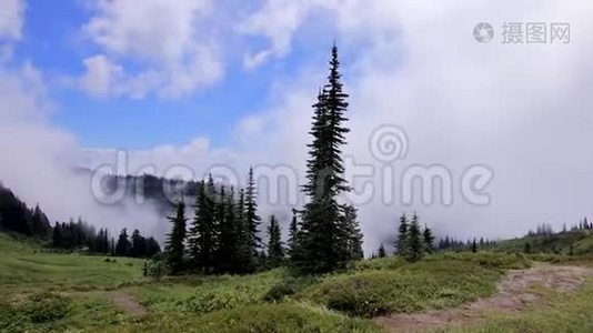 翻山越岭景观.视频