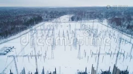 高压电站雪域视频