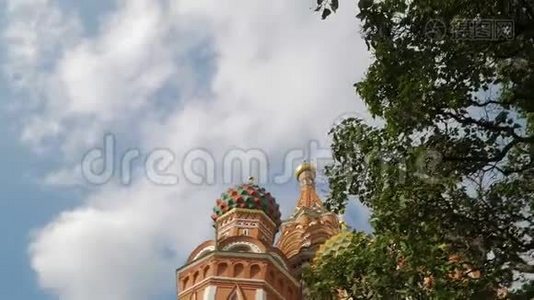 莫斯科`圣巴西尔大教堂视频