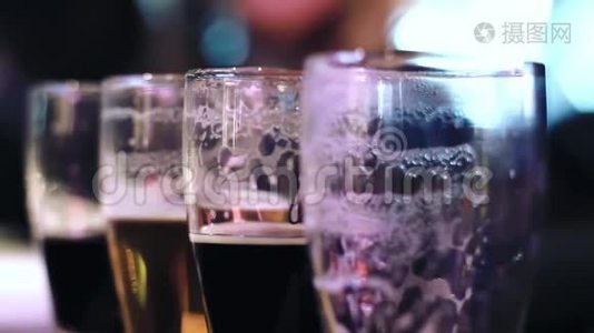 啤酒吉尼斯酒吧爱尔兰饮料视频