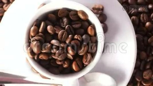 一杯咖啡豆视频