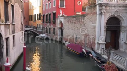 美丽的威尼斯景色令人惊叹视频