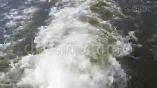 螺旋螺旋桨的水流视频