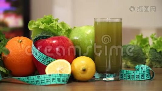 健康水果与饮食理念视频
