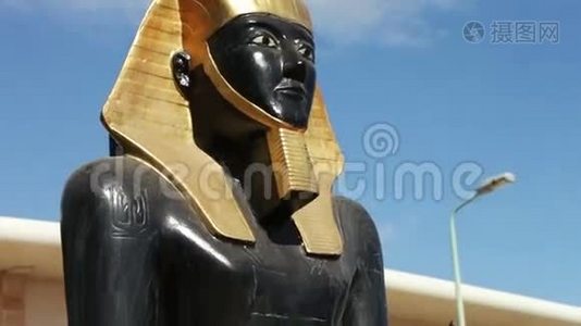 古埃及神的雕像视频