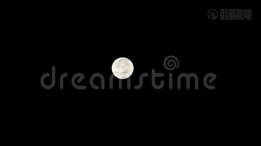 泰国清迈杜素贴寺，超级月亮落在佛拉后视频