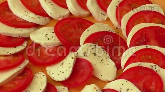 番茄和马扎雷拉视频