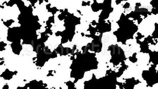 数字黑白图案抽象背景动画.. 无缝环路动画背景，壁纸..视频