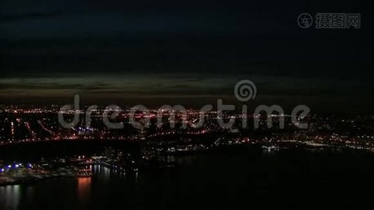 暮光之城眺望曼哈顿岛视频