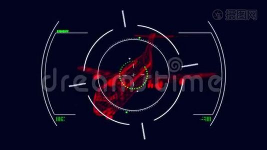 飞机模型三维技术绘图动画视频