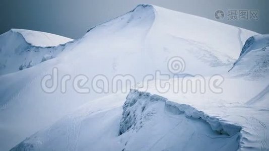 斯维多夫滑雪场Dragobrat的Blyznytsa山视频