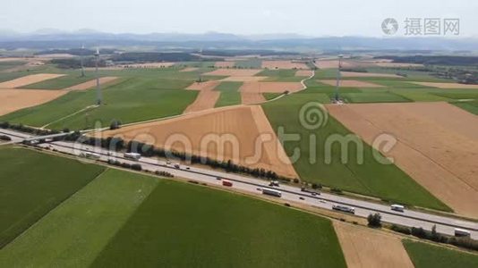 空中公路公路乡村汽车视频