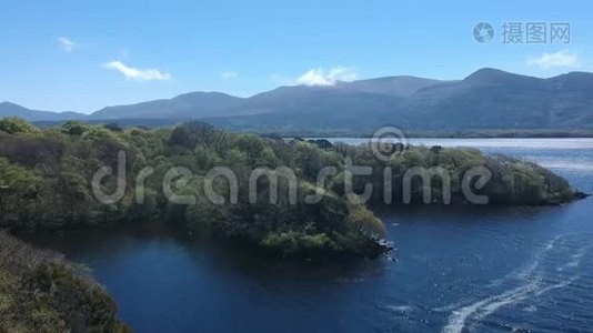爱尔兰基拉尼国家公园奇妙湖-鸟瞰视频